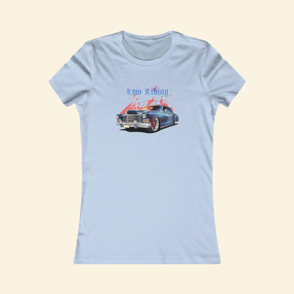 Classic Low Riding Women's Tee - Vintage Car Graphic Top