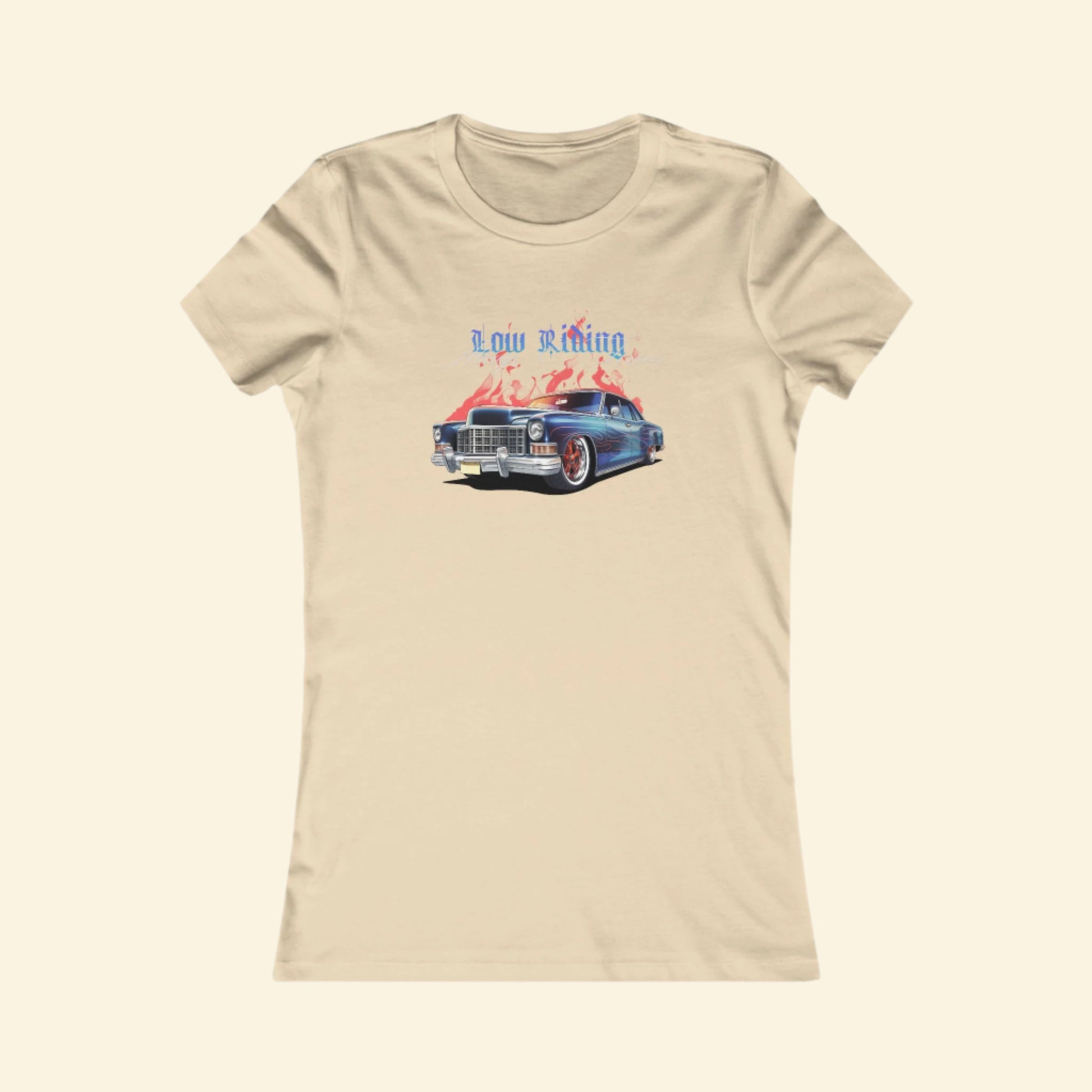 Classic Low Riding Women's Tee - Vintage Car Graphic Top