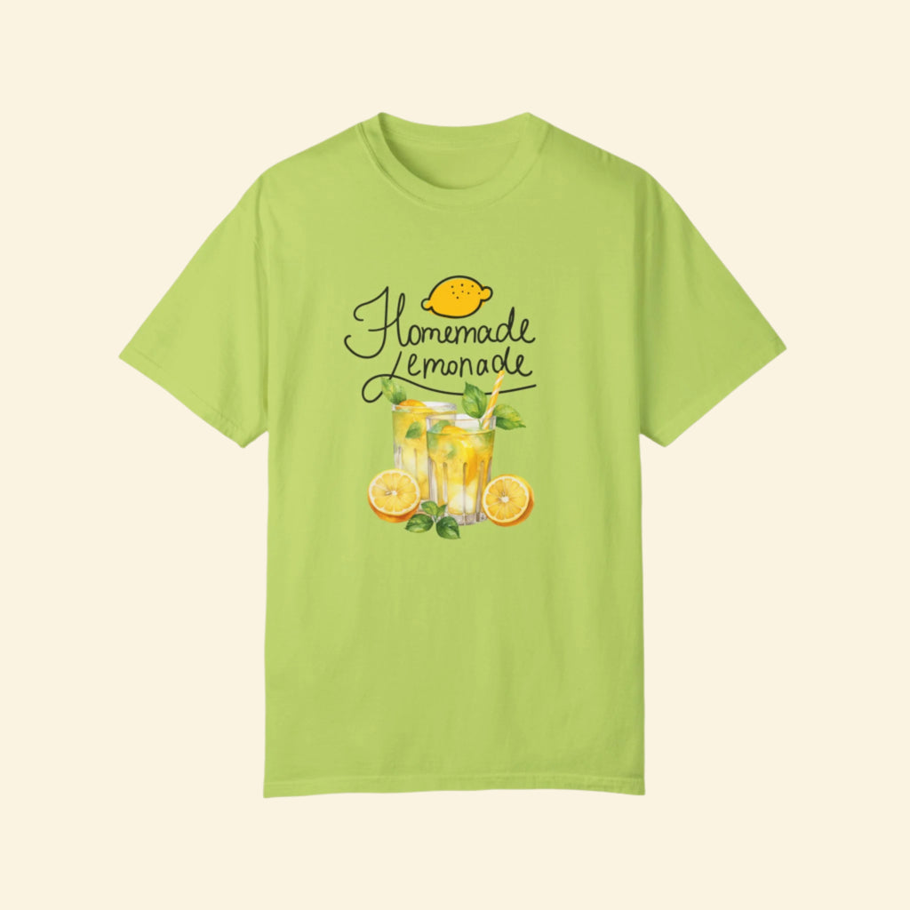 Homemade Lemonade Unisex Garment-Dyed T-Shirt for Summer Vibes