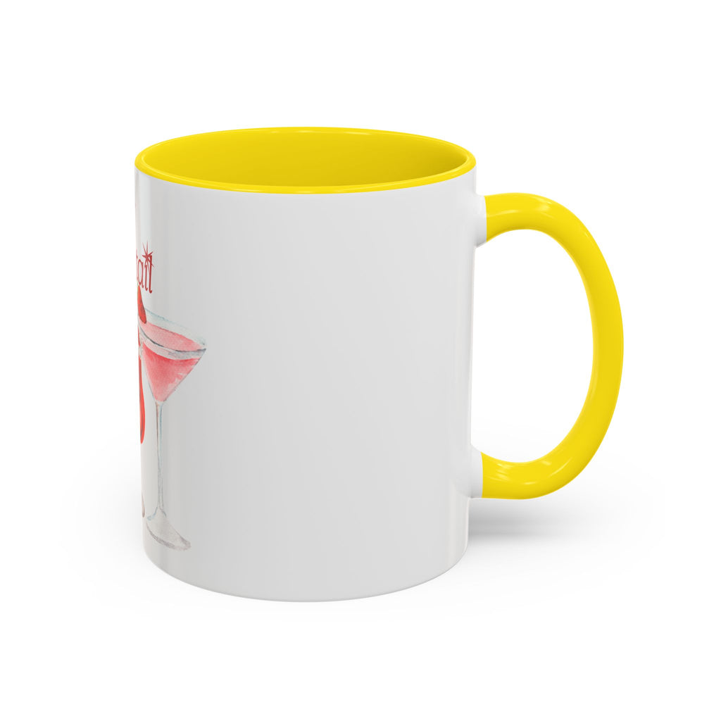 Happy Hour Cocktail Accent Coffee Mug - Fun Drinkware for Parties & Gatherings