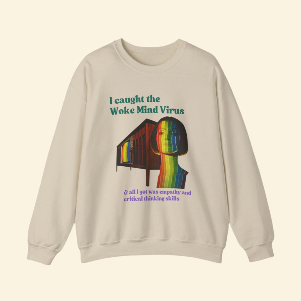 Woke Mind Virus- Empathy- Crewneck Sweatshirt - Unisex Heavy Blend™