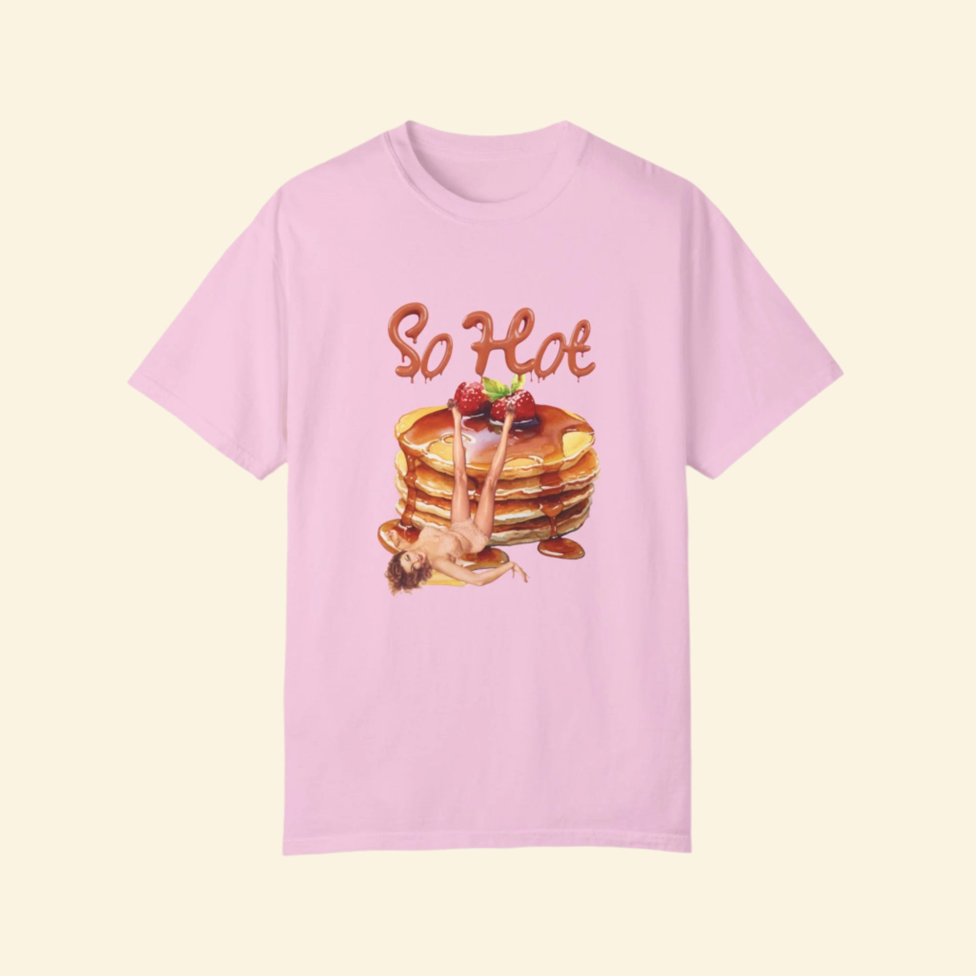 So Hot Pancake Graphic Unisex T-Shirt | Fun Foodie Tee for Breakfast Lovers