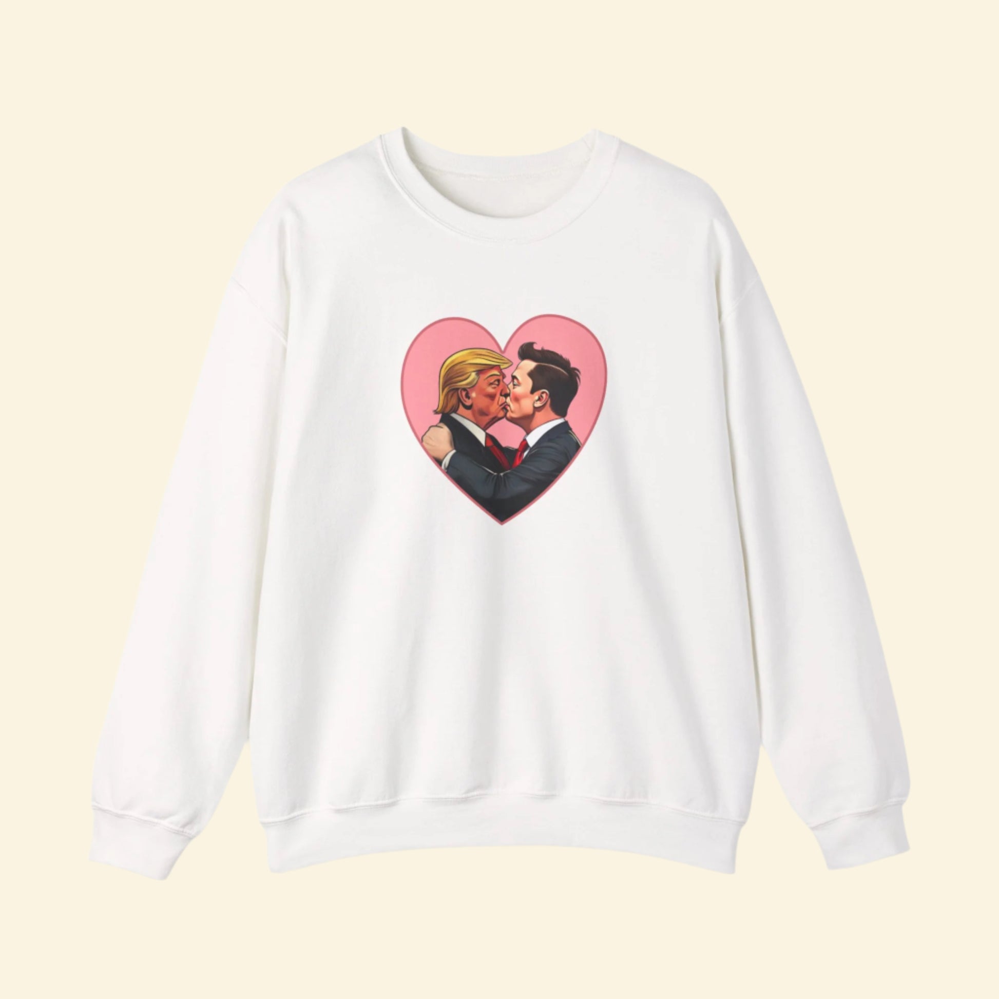 Romantic Love Crewneck Sweatshirt - Perfect Gift for anti MAGA