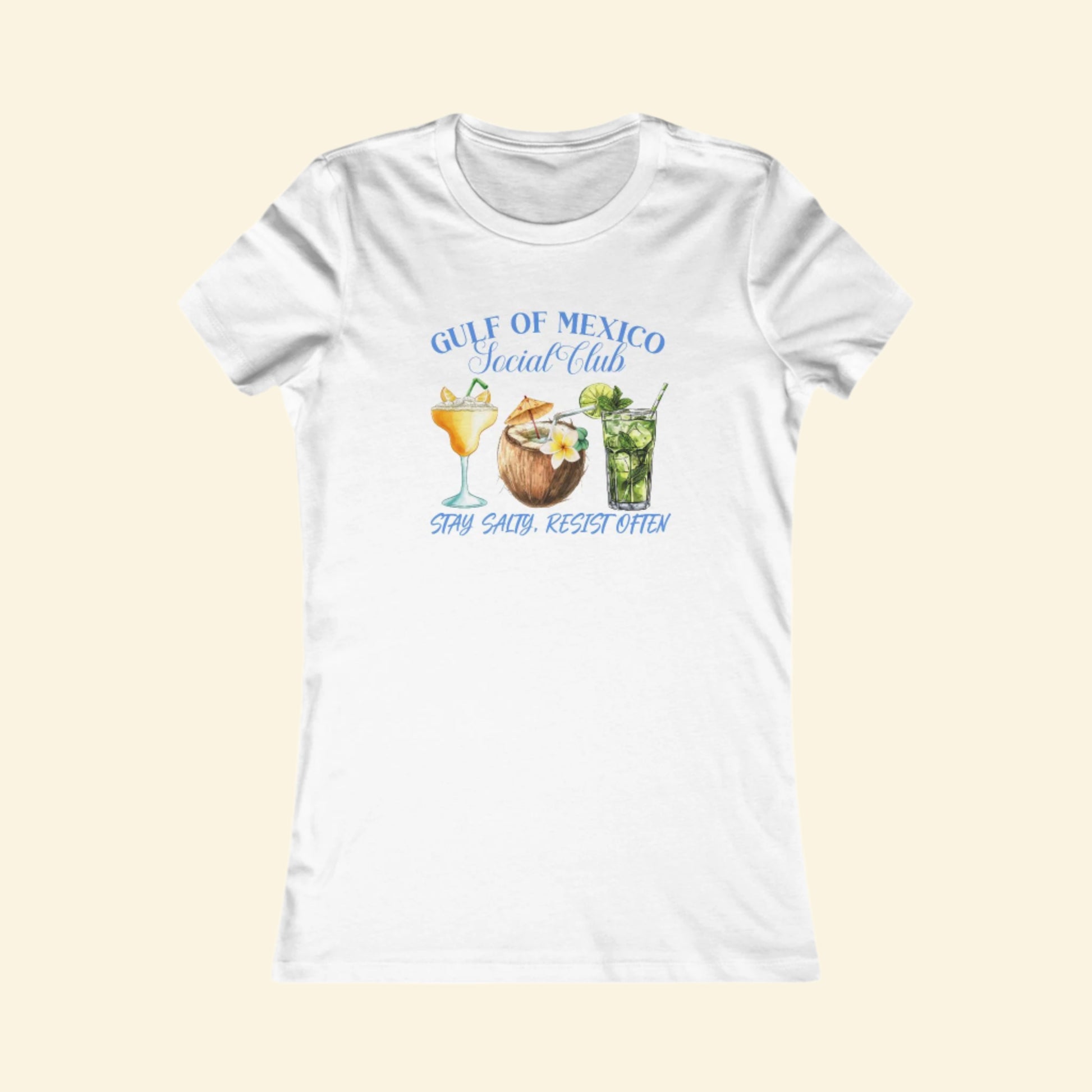 Political Statement Tee, Beach Vibes T-Shirt, Gulf of Mexico Social Club