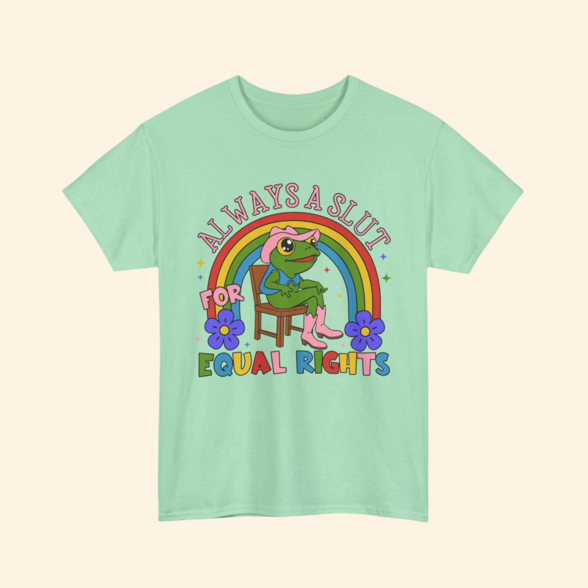 Pride Statement Tee, Gender Equality Shirt, LGBTQ+ Apparel, Unisex Heavy Cotton Tee
