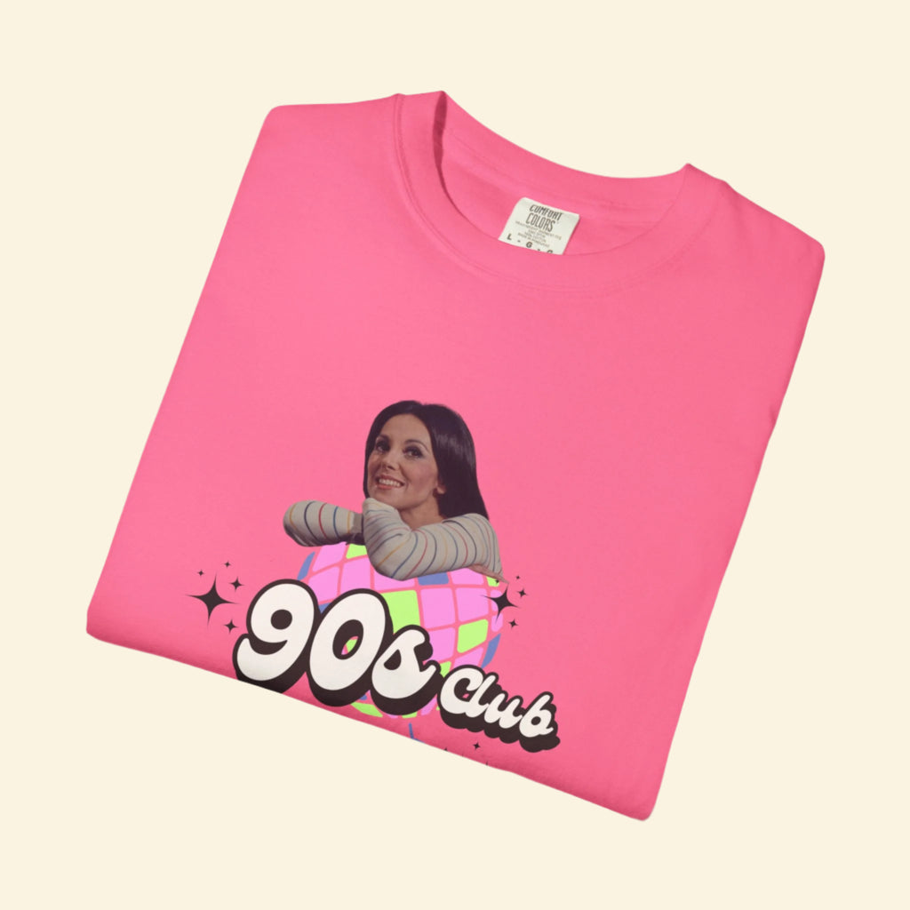 90s Club Unisex Garment-Dyed T-Shirt - Retro Vibe Tee for Nostalgic Fans