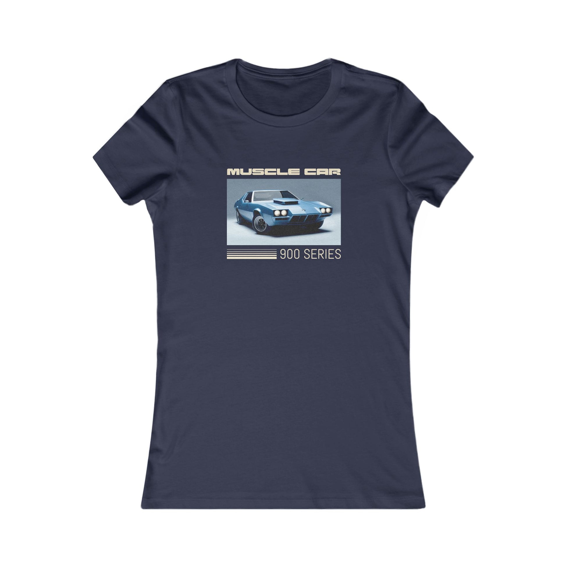 Retro Muscle Car Women's Favorite Tee - Vintage Car Graphic T-Shirt