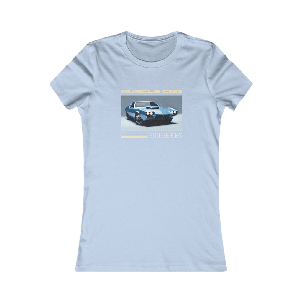 Retro Muscle Car Women's Favorite Tee - Vintage Car Graphic T-Shirt