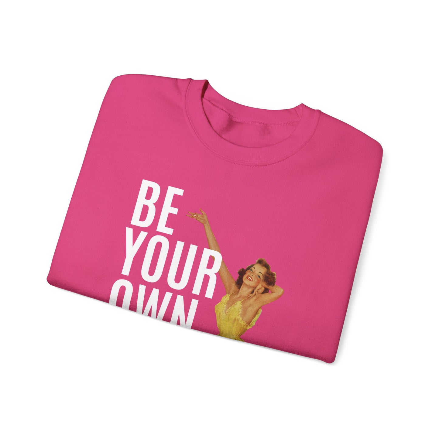 Be Your Own Muse Crewneck Sweatshirt - Inspirational Vintage Design