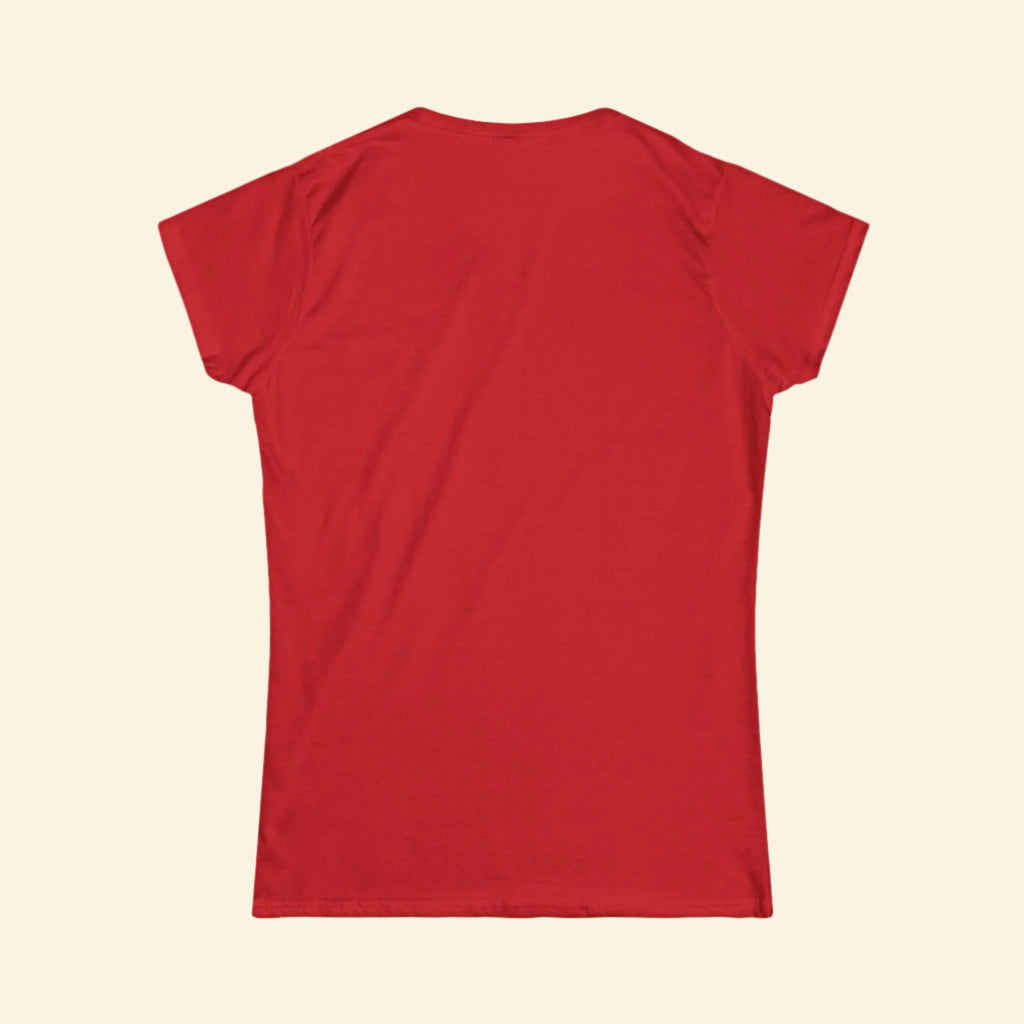 Softstyle Tee - 'Enjoy the game' Cherry Red T-Shirt