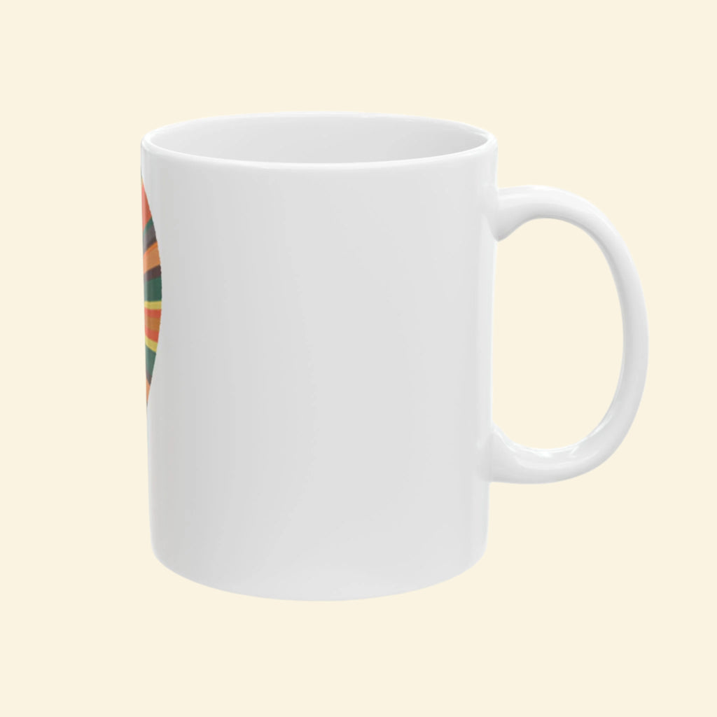 Retro Rainbow Ceramic Mug - You Are Loved (11oz)