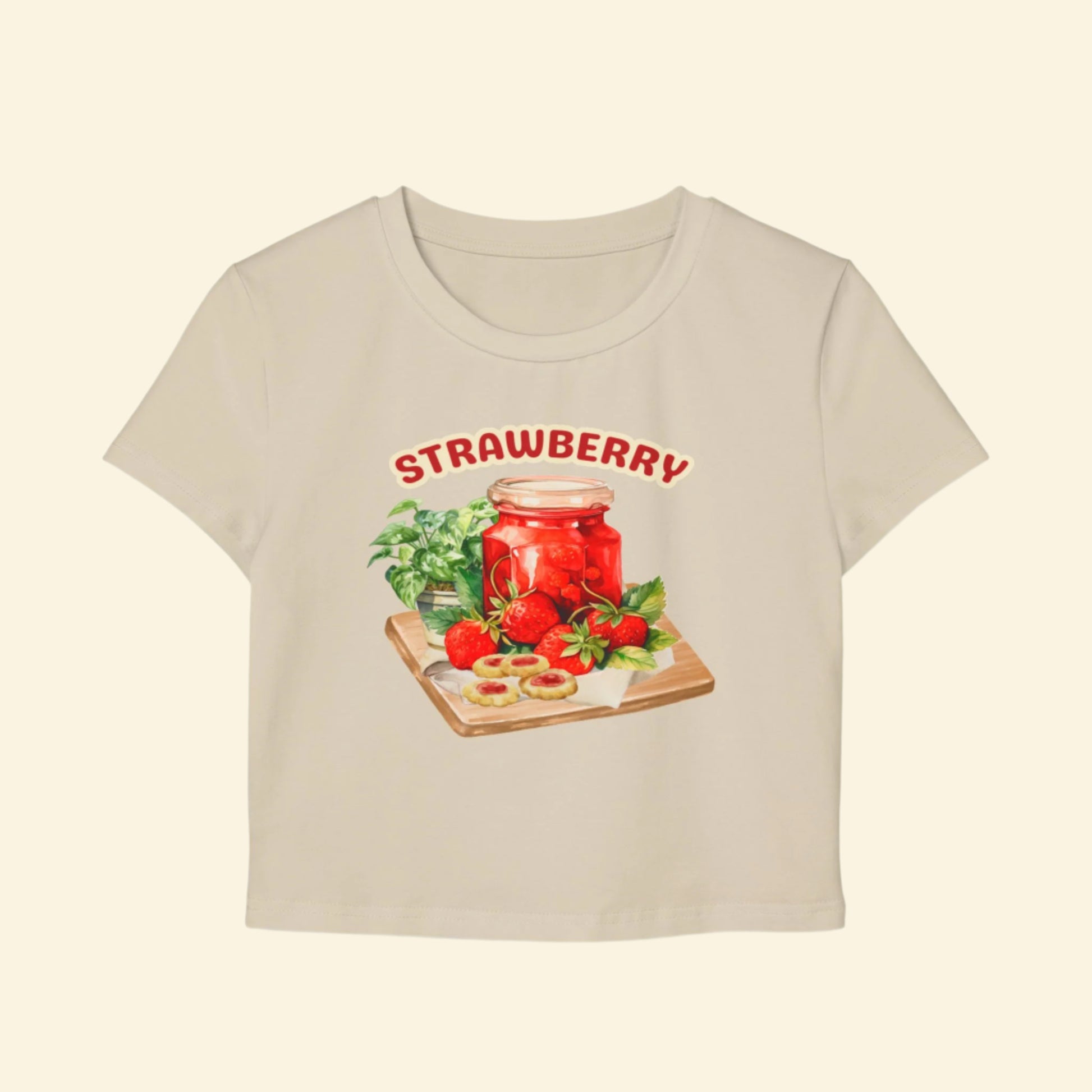 Strawberry Graphic Women Baby Tee - Cute and Trendy Tops for Summer