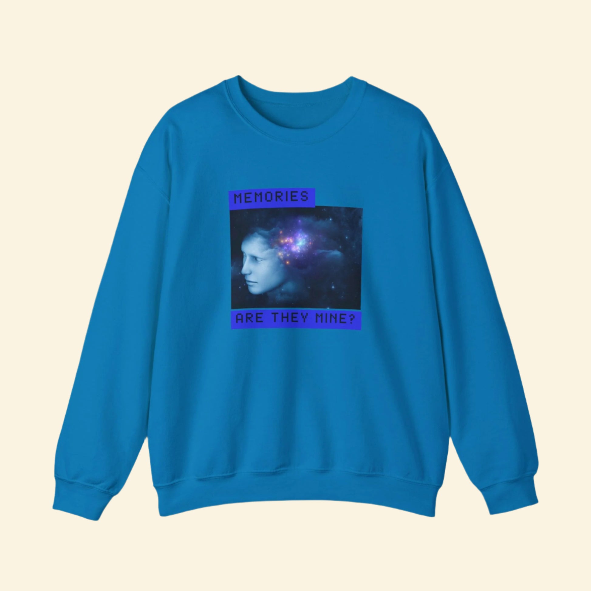 Cosmic Memories Sweatshirt - Unisex Heavy Blend™ Crewneck with Thought-Provoking Design