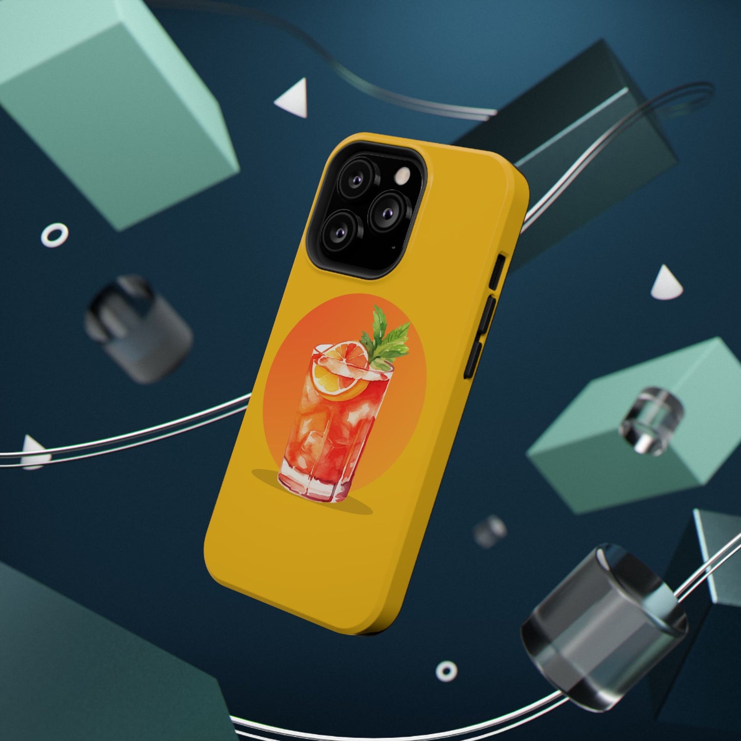 Tropical Cocktail Impact-Resistant Phone Case