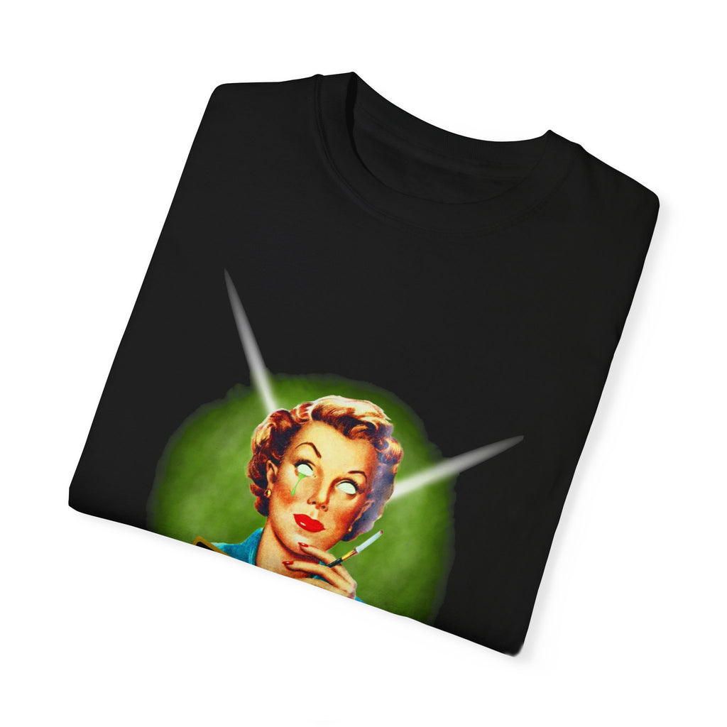 Caution Nuclear Waste Unisex Garment-Dyed T-Shirt | Fun Retro Graphic Tee