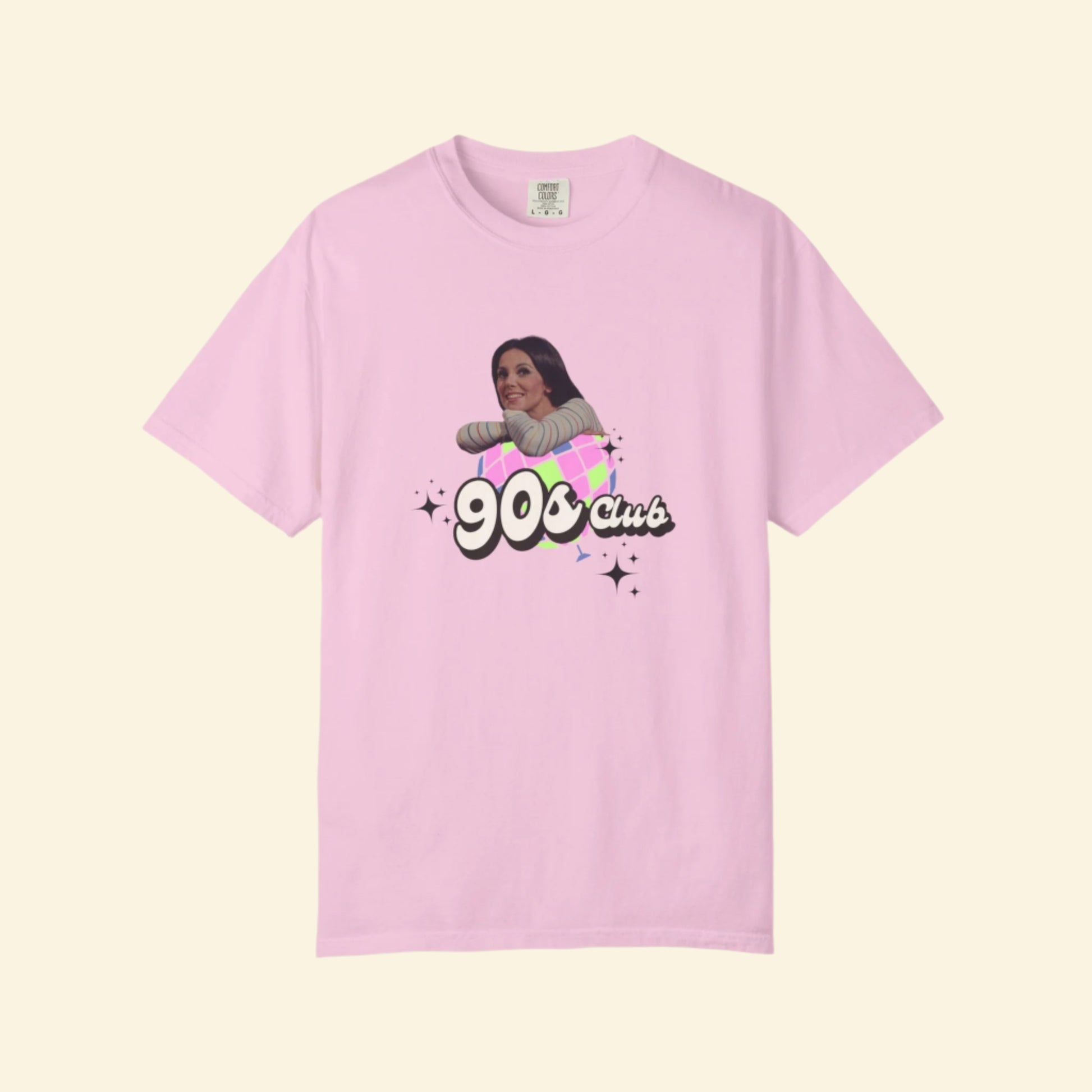 90s Club Unisex Garment-Dyed T-Shirt - Retro Vibe Tee for Nostalgic Fans