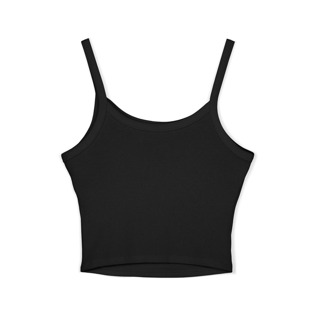 Women's Spaghetti Strap Tank Top - "Have the Day You Voted For" Skeleton Graphic