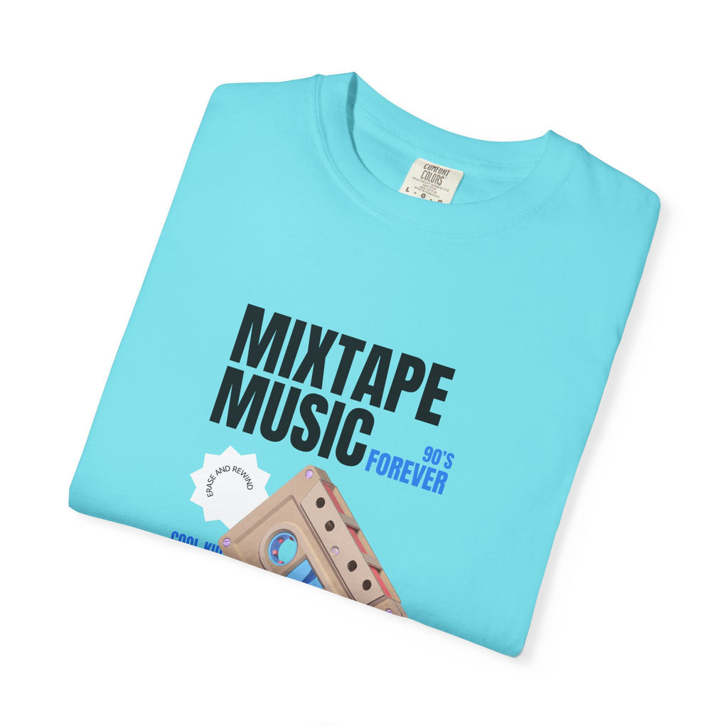 90's Mixtape Music Unisex Garment-Dyed T-Shirt - Retro Style Tee