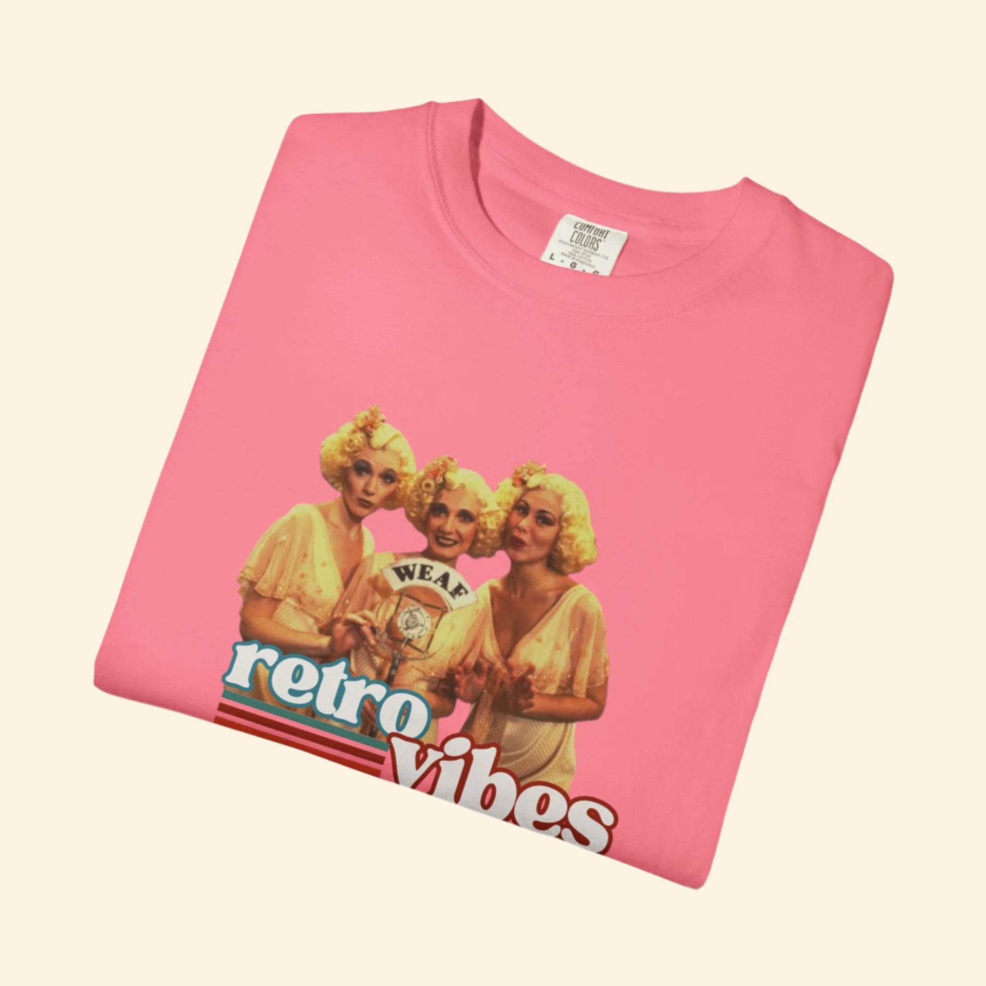 Retro Vibes Unisex Garment-Dyed T-Shirt-Feminism Graphic Tee