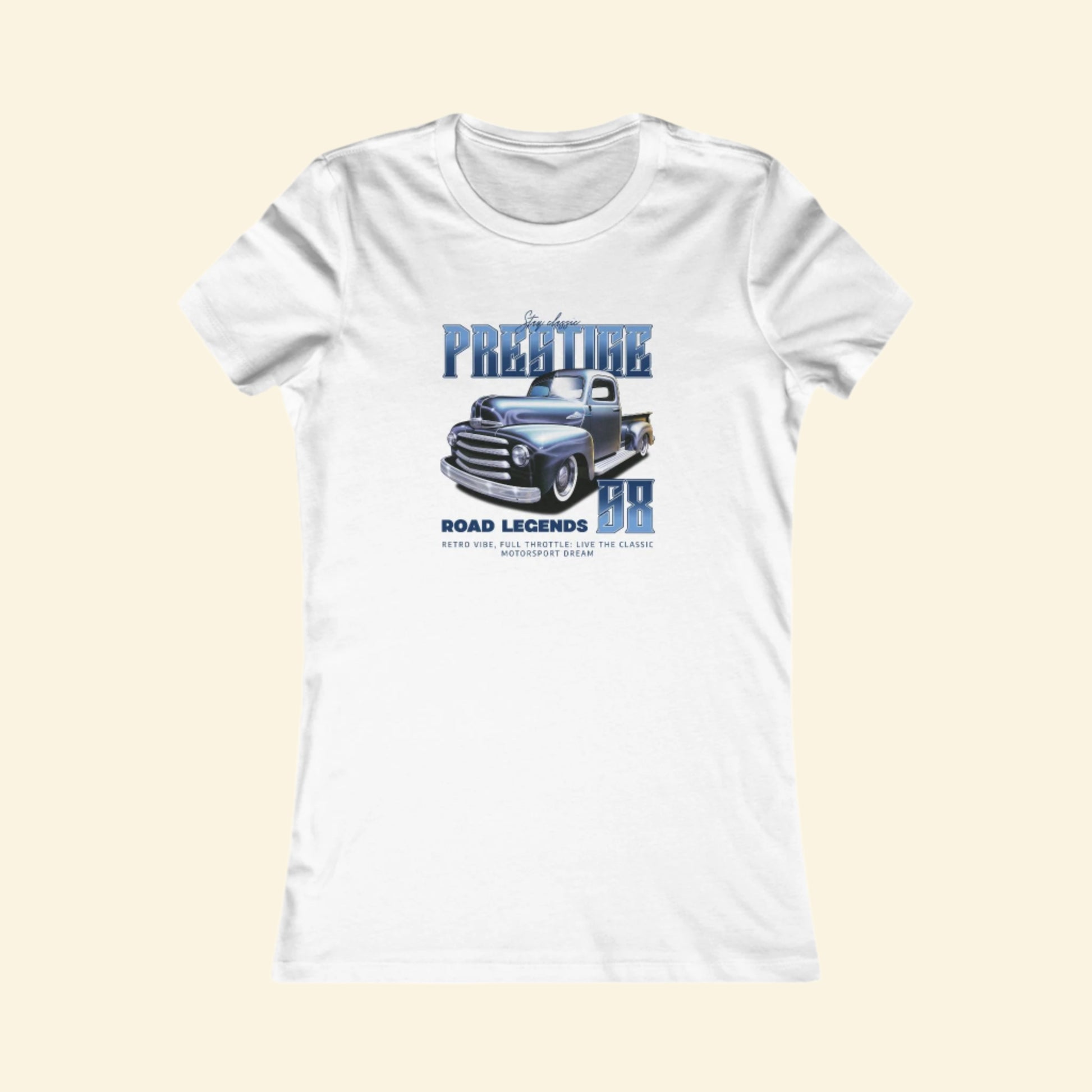 Vintage Road Legends Women's Tee- Retro Graphic T Shirt