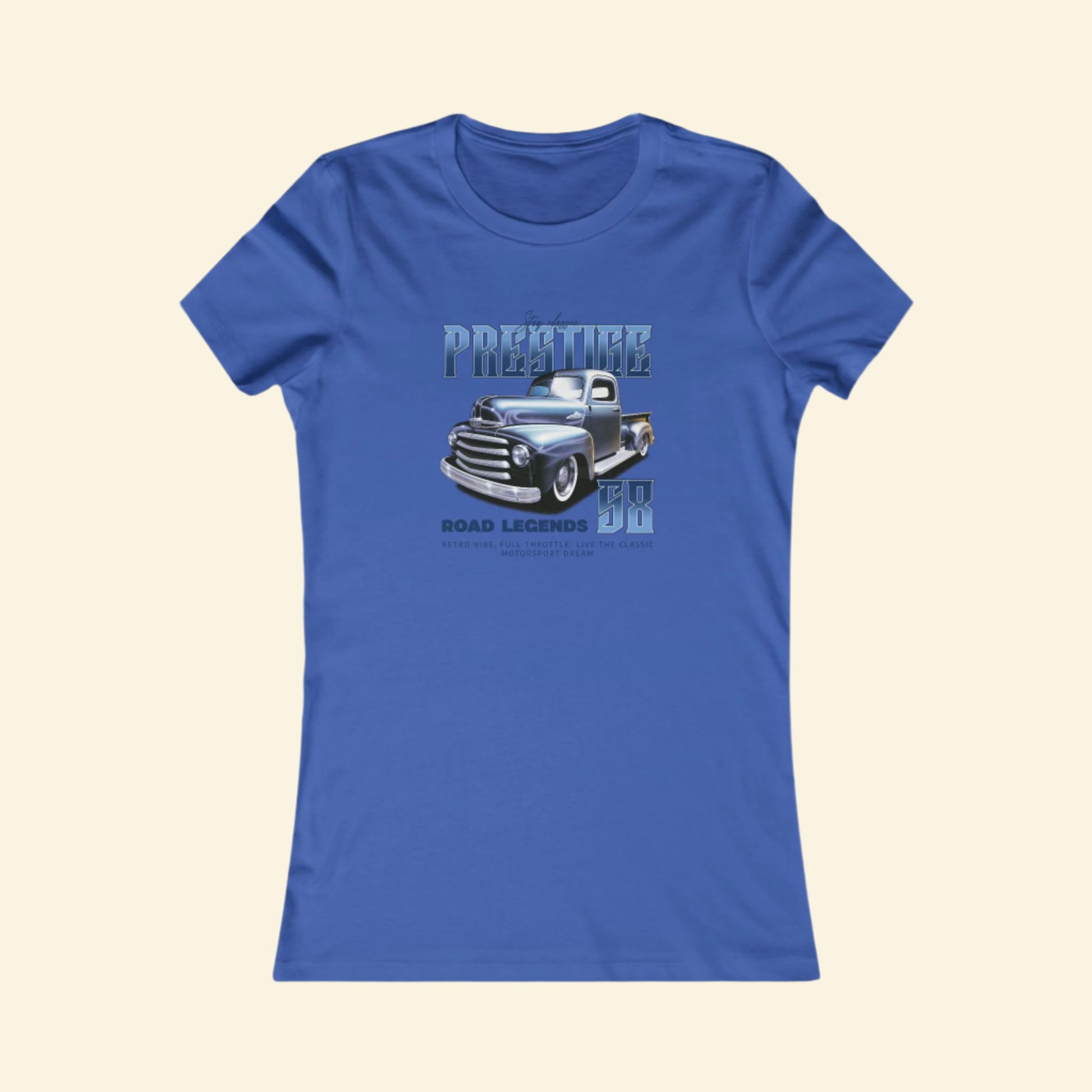Vintage Road Legends Women's Tee- Retro Graphic T Shirt
