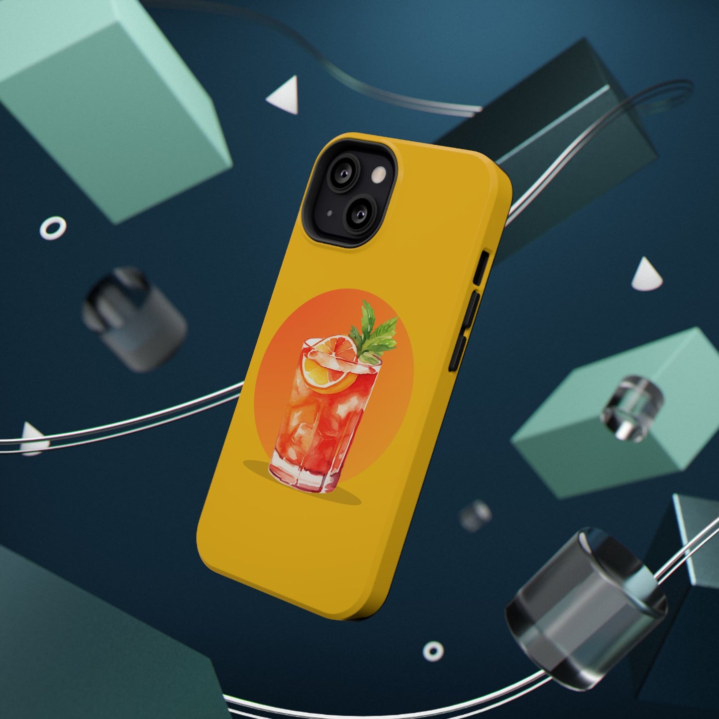 Tropical Cocktail Impact-Resistant Phone Case