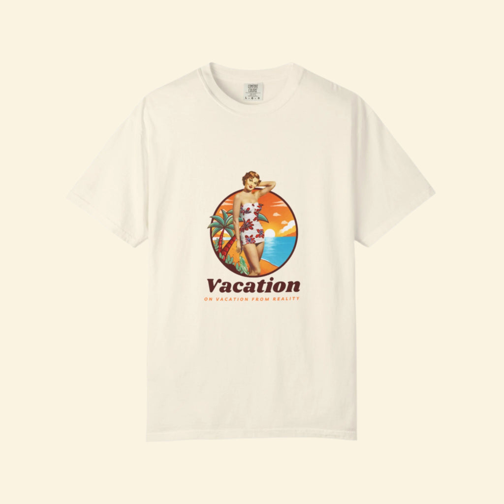 Vacation Vibes Unisex T-Shirt - 'On Vacation from Reality' Graphic Tee
