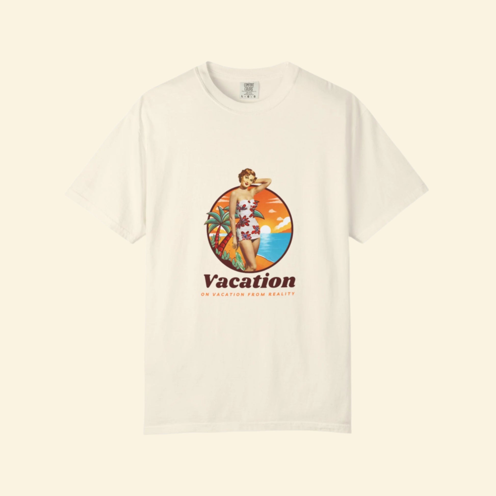 Vacation Vibes Unisex T-Shirt - 'On Vacation from Reality' Graphic Tee