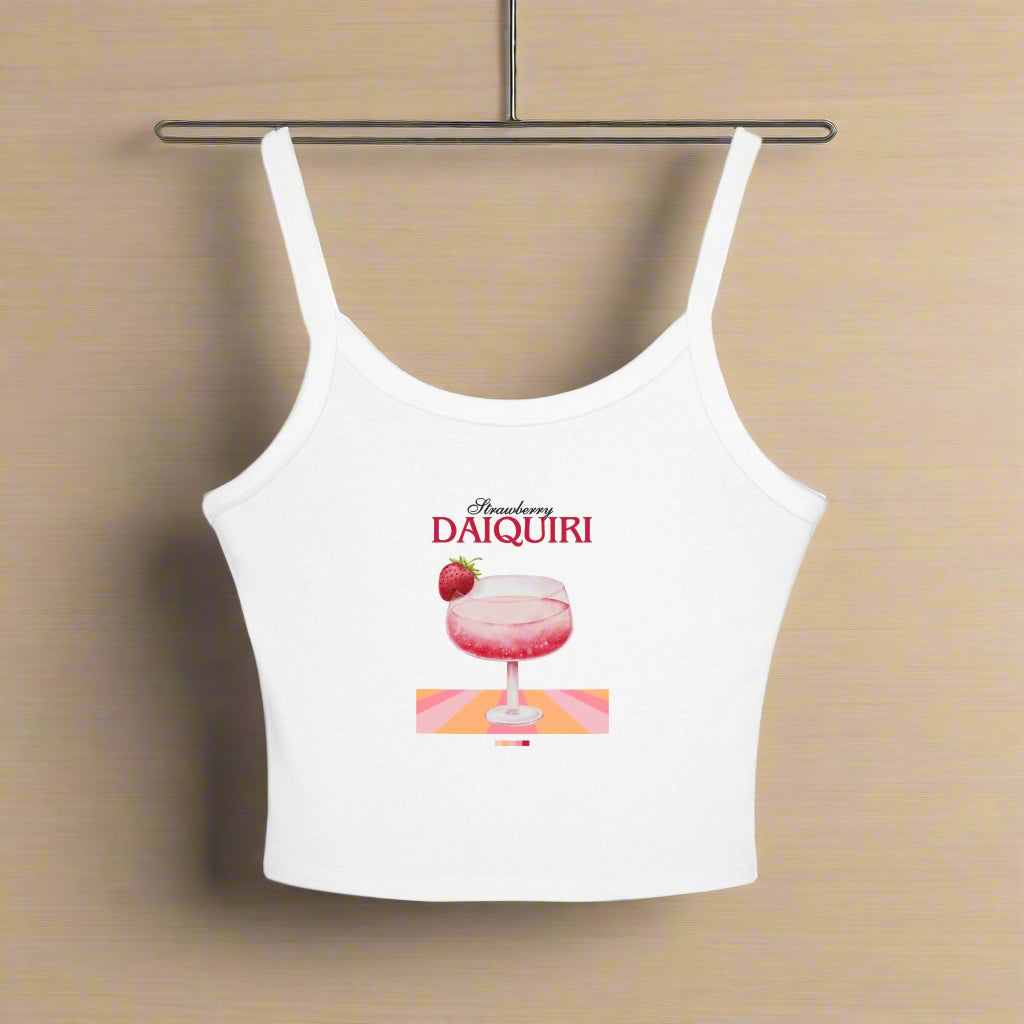 Strawberry Daiquiri Women's Tank Top - Perfect for Summer Parties & Vacations