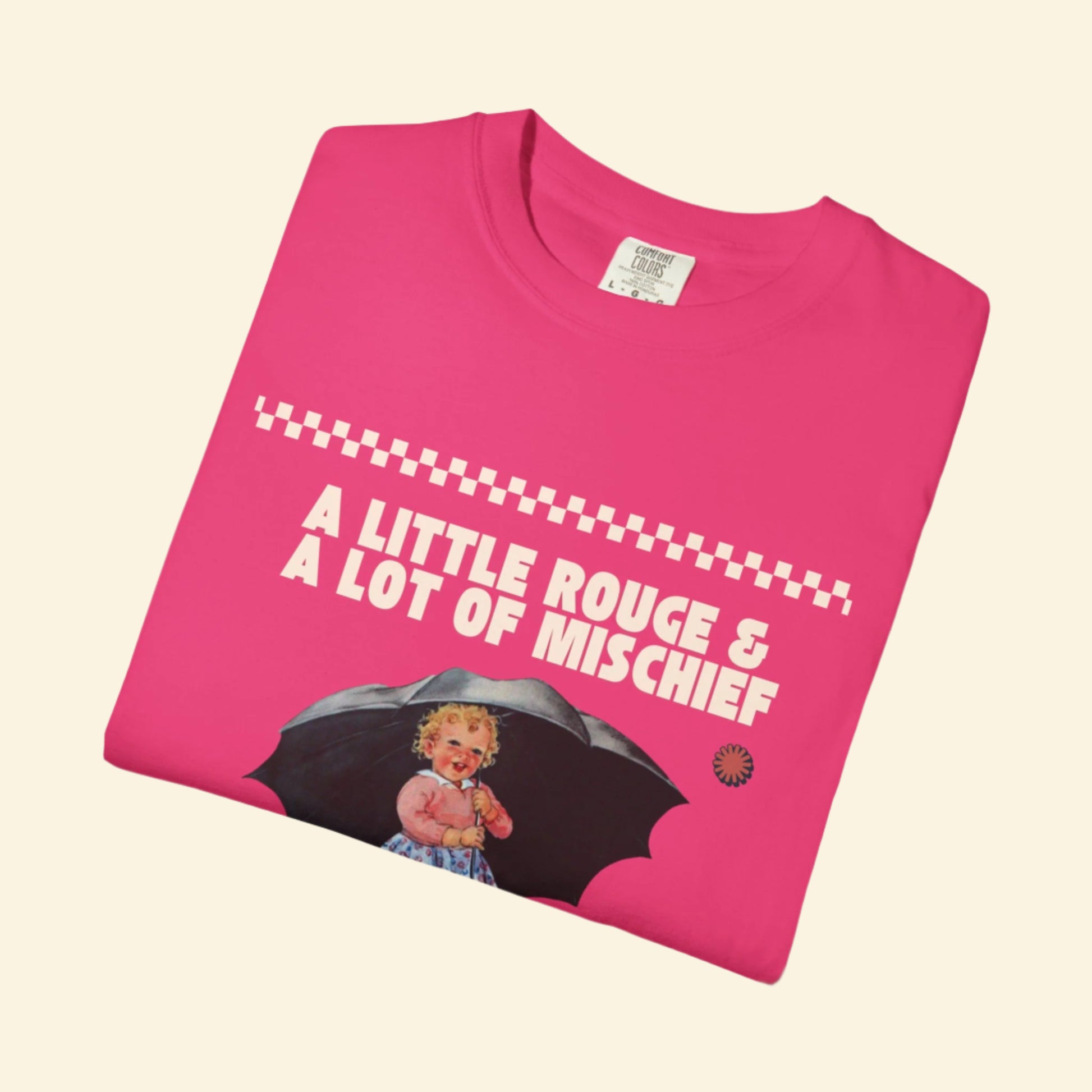 Whimsical Mischief T-Shirt, Vintage Unisex Graphic Tee,