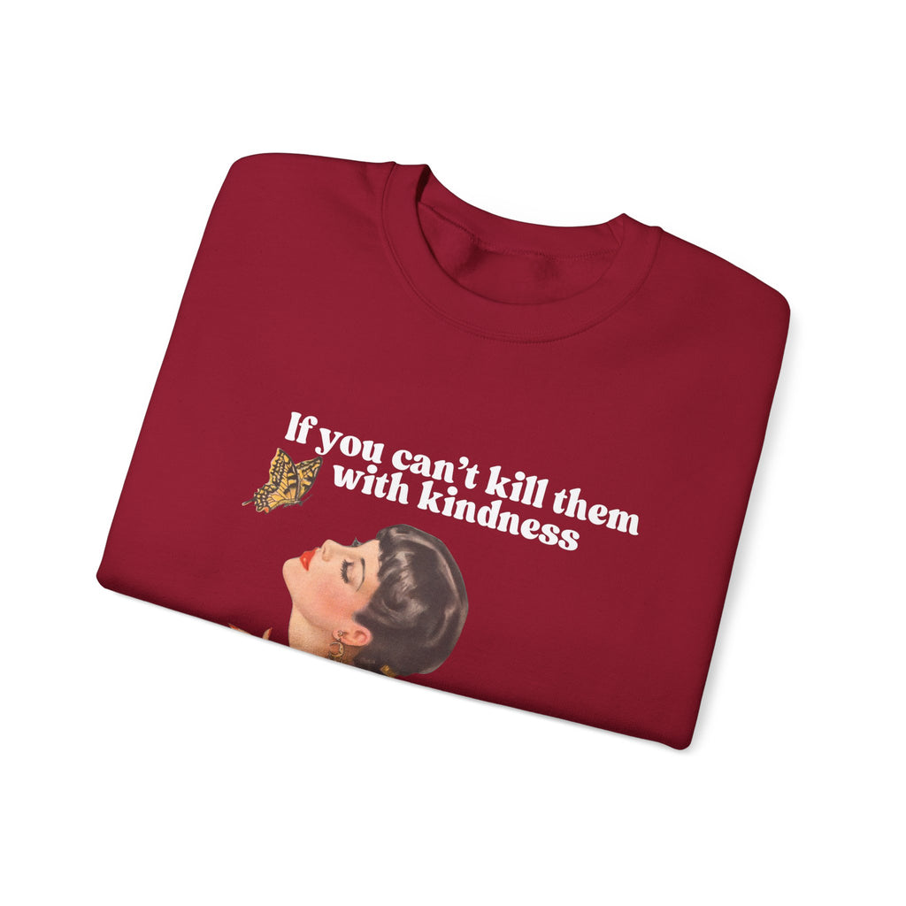 Vintage-Inspired Kindness Sweatshirt - Unisex Heavy Blend™ Crewneck