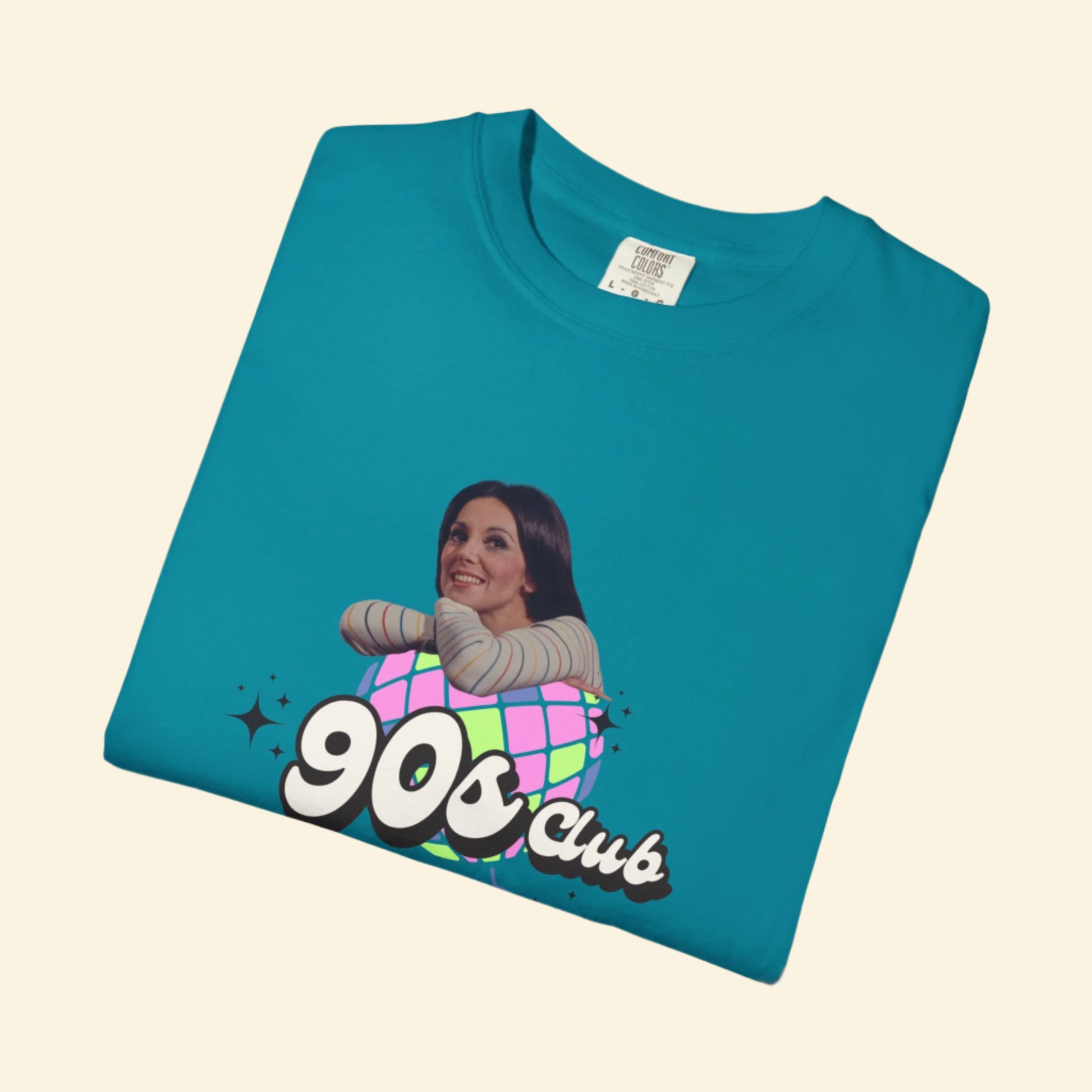 90s Club Unisex Garment-Dyed T-Shirt - Retro Vibe Tee for Nostalgic Fans