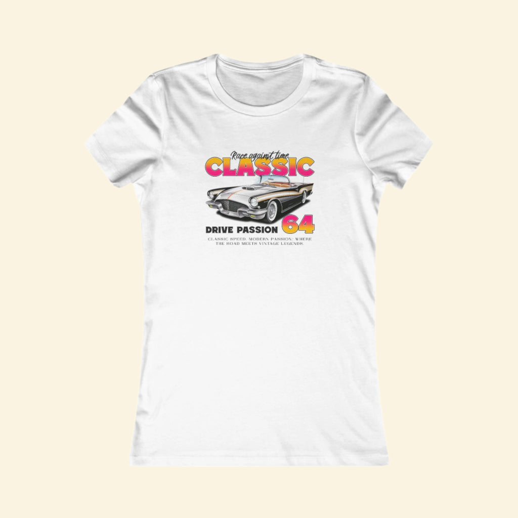 Classic Car Graphic Tee - Drive Passion 64 for Auto Enthusiasts