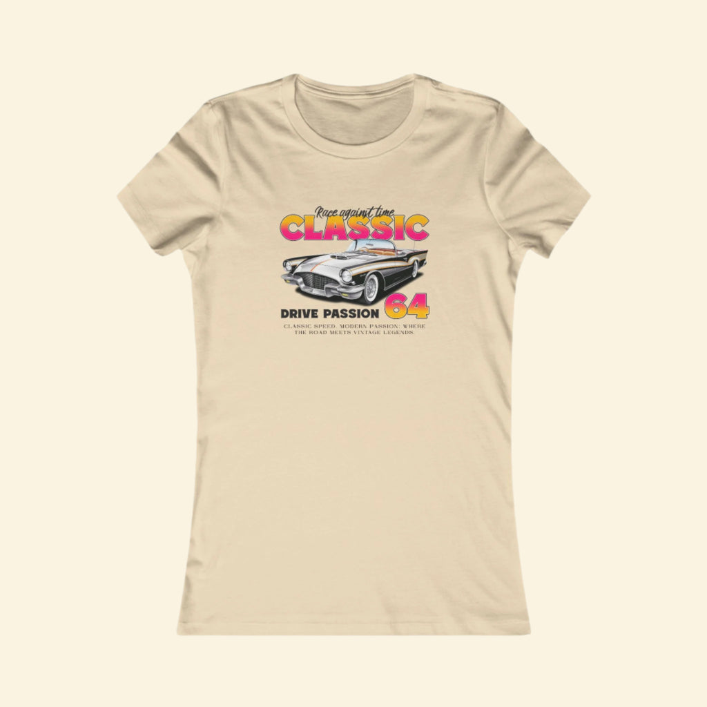 Classic Car Graphic Tee - Drive Passion 64 for Auto Enthusiasts