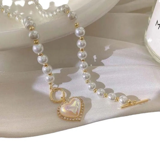 Elegant Imitation Pearl Sweet Necklace