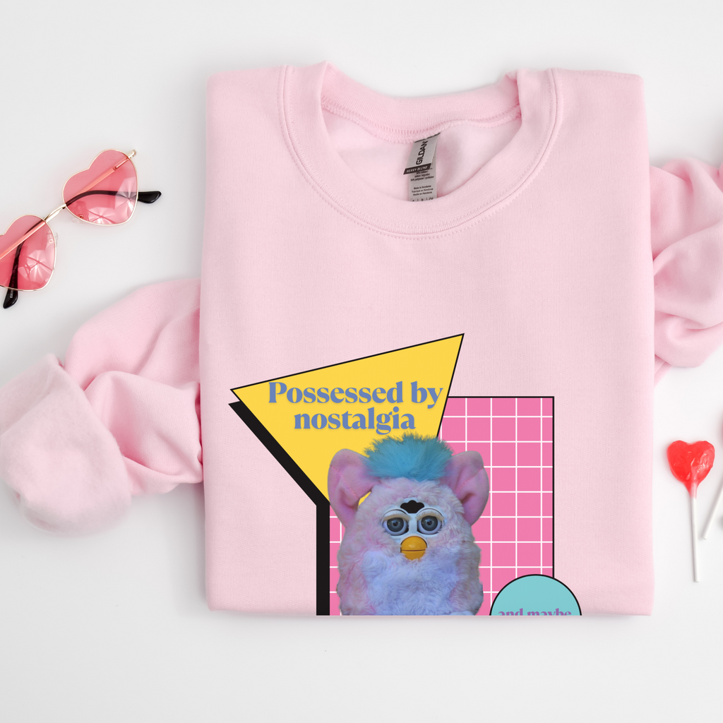 Nostalgic Crewneck Sweatshirt - Possessed by Furby Nostalgia