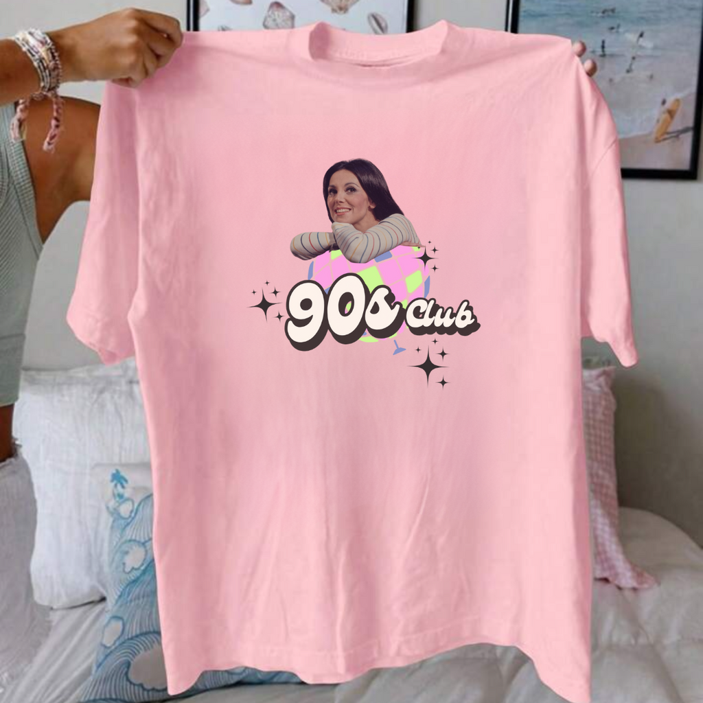 90s Club Unisex Garment-Dyed T-Shirt - Retro Vibe Tee for Nostalgic Fans