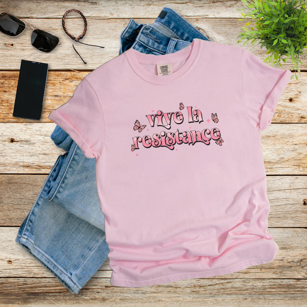 Activist Women's Tee, Vive La Résistance, Protest Top